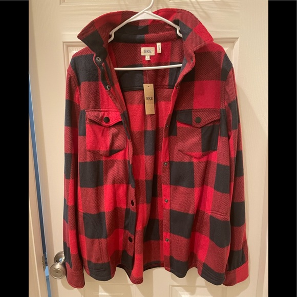 NWT Buckle BKE fleece flannel Size Small - Picture 3 of 5